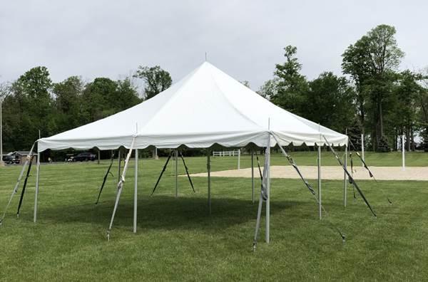 20' x 20' pole tent